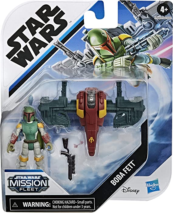 Star Wars Mission Fleet Gear Class Boba Fett Capture in The Clouds 2.5-Inch-Scale Figure and Vehicle,
