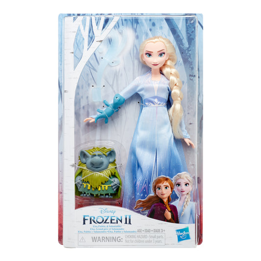 Disney Frozen 2 Elsa Fashion Pabbie and Salamander Doll Playset, Inspiredby Frozen 2
