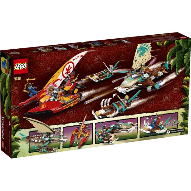 LEGO NINJAGO Catamaran Sea Battle 71748 Building Toy Ninja Playset (780 Pieces)