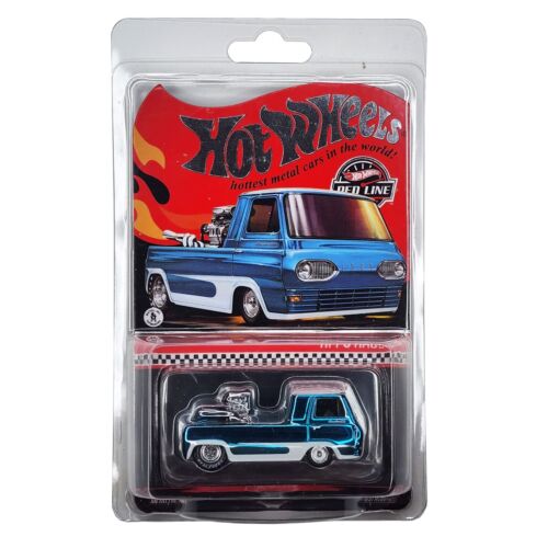 HOT WHEELS Hi-Po Hauler Ford Econoline Aqua Pickup RLC Red Line Club