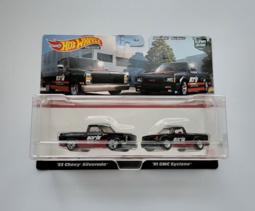 Hot Wheels Premium Car Culture '83 Chevy Silverado & '91 GMC Syclone 2-Pack