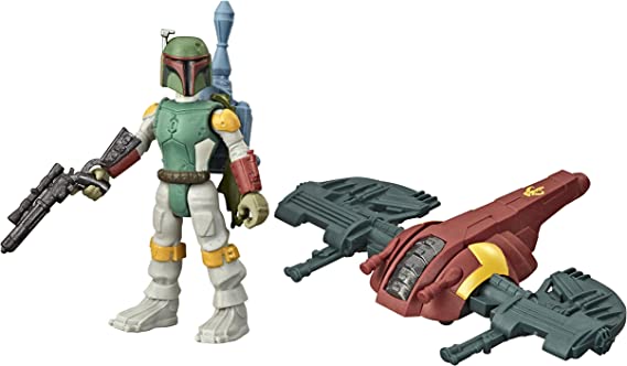 Star Wars Mission Fleet Gear Class Boba Fett Capture in The Clouds 2.5-Inch-Scale Figure and Vehicle,