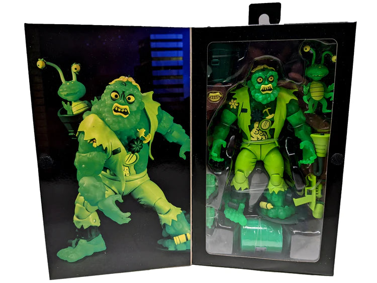 NECA - Sewers Heroes Series- Teenage Mutant Ninja Turtles -Toxicity Now - Glows in Dark -7-Inch Scale Action Figure